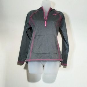 The North Face gray and pink Jacket